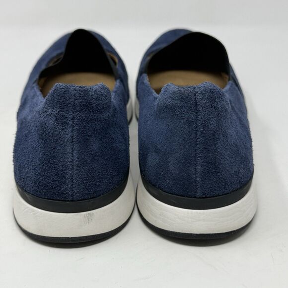 Vionic Cadee Loafers Womens 10 W Wide Blue Suede Mary Jane Slip On Shoes - Picture 10 of 16